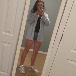 Baby Blue Button Up Cardigan